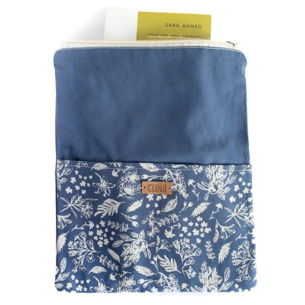 Producto - Portalibros Flora Argentina azul