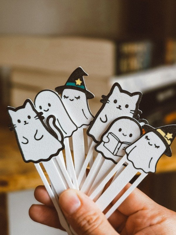 Producto - SEÑALADORES PARA LIBROS HALLOWEEN - Marcadores de páginas para lectores - 0