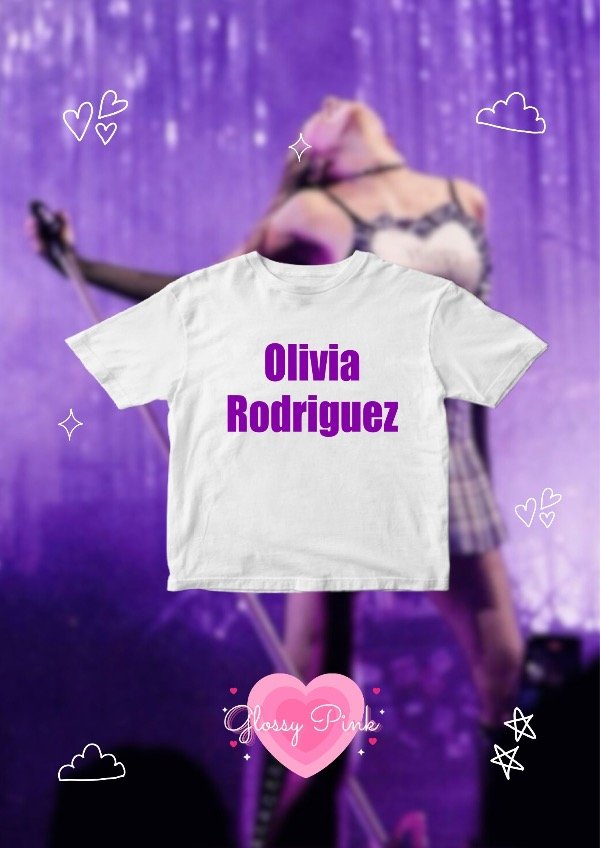 Baby Tee Olivia Rodriguez - VINILO TEXTIL