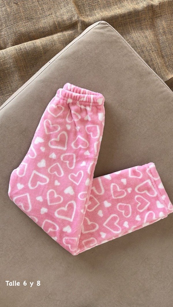 Producto - Pantalon de plush #corazones