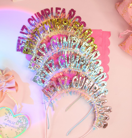 Producto - Vincha Feliz cumpleaños