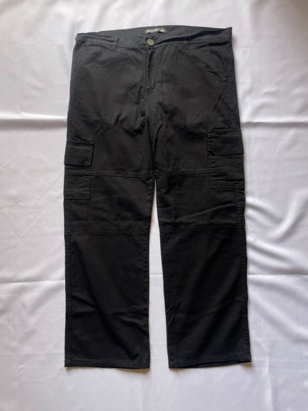 Producto - Jean baggy cargo negro oscuro