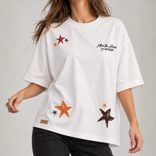Producto - Remera alma y corazón (over size) - 0