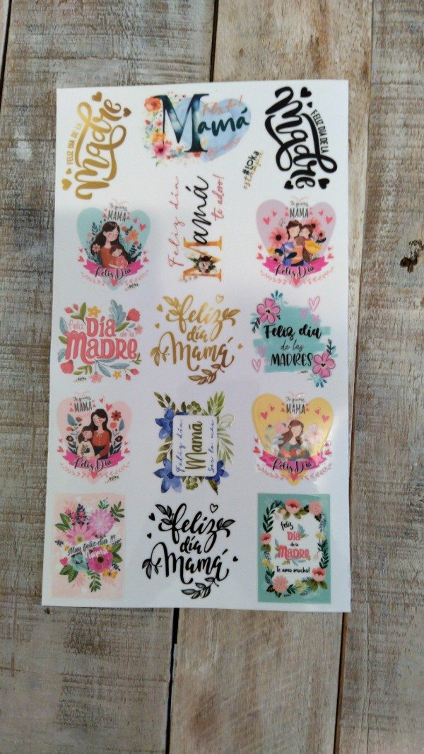 Producto - UV Planchas Mix 16x28cm Día de la Madre #1