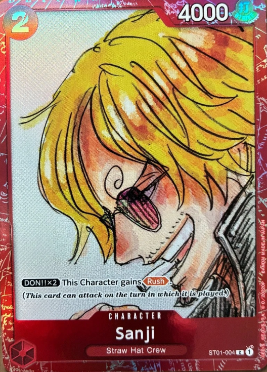 Producto - Sanji [Red] ST01-004 One Piece Starter Deck 1: Straw Hat Crew