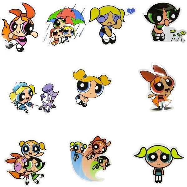 Producto - Stickers The Powerpuff Girls Pack x 50 unidades - 1