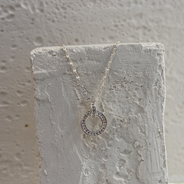 Producto - Collar circulo strass AB