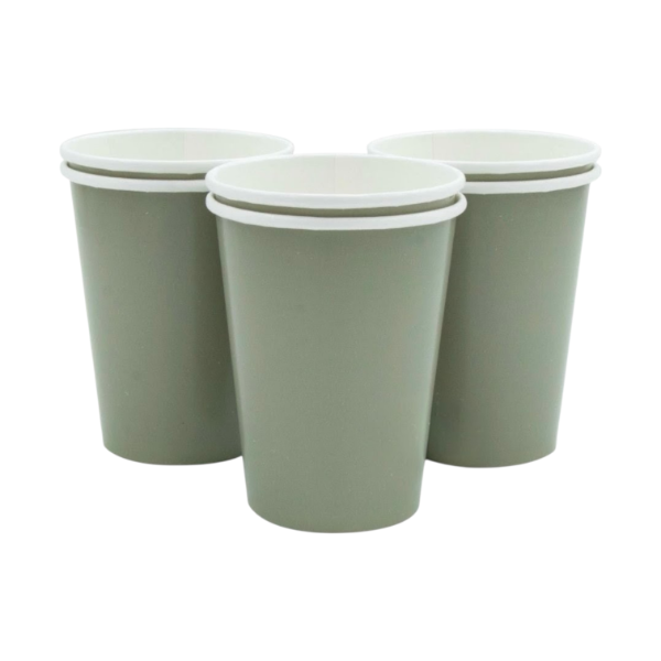 Producto - Vaso Retro Verde Musgo x 6
