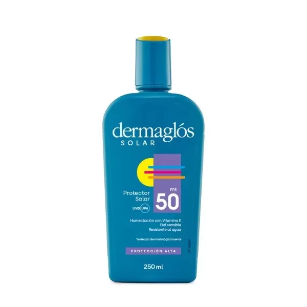 Producto - Protector Solar Dermaglós Emulsión Fps 50 x 250 ml