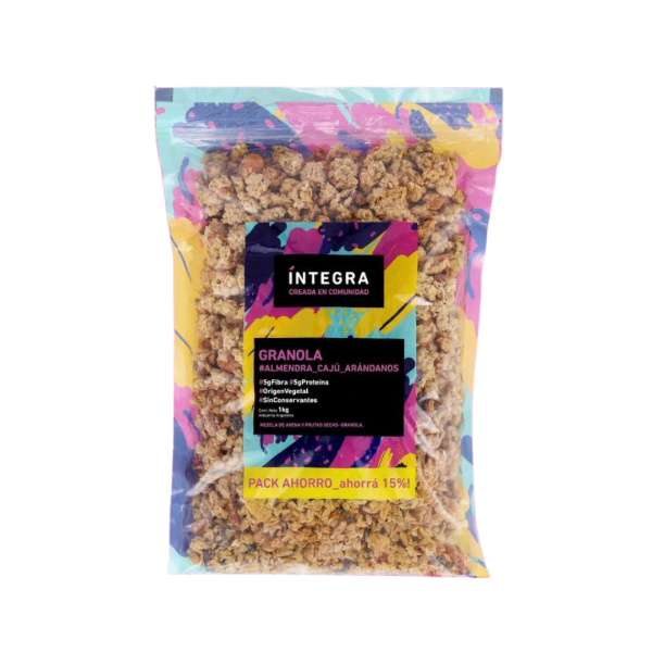 Producto - GRANOLA ALMENDRAS Y ARANDANOS 1 KG. - INTEGRA