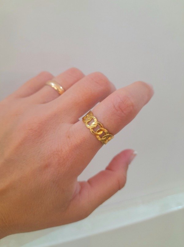 Producto - Anillo eslabón cubano regulable
