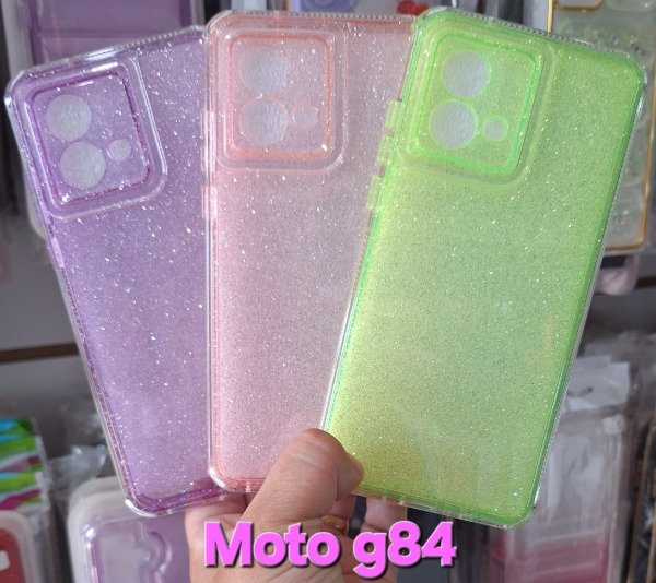 Producto - Fundas glitter reforzadas. Moto g84