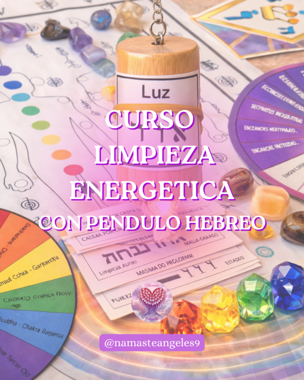 Producto - Péndulo Hebreo Limpieza Energética