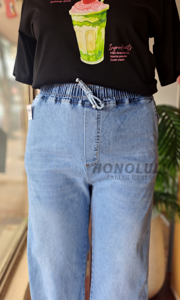Producto - Wide Leg Jogger Nevado Celeste - 1