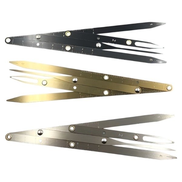 Producto - Regla Stencil compas aureo