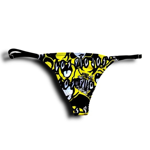 Producto - TANGA LOS PIOJOS AMARILLA BIKINI