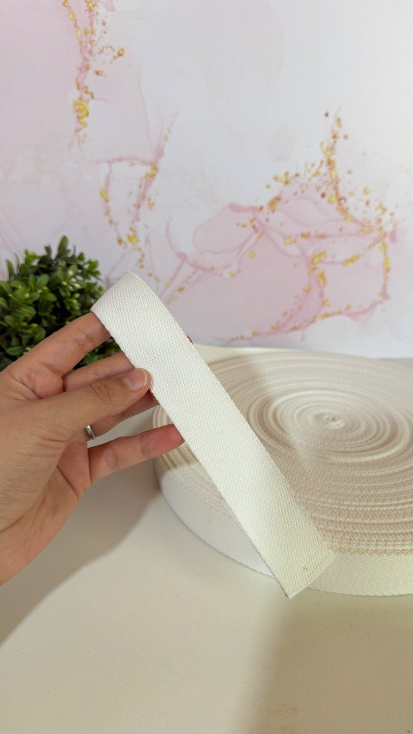 Producto - Cinta mochilera pesada pase 30 blanca - 5 mts