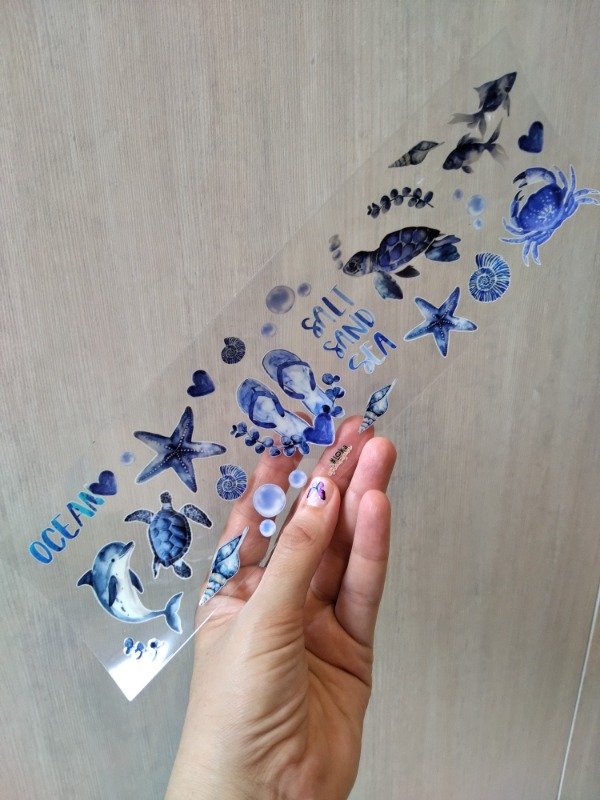 Producto - UV Tiras 8x28cm Marino #1