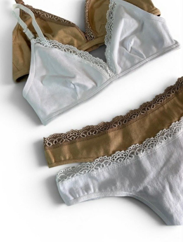 Producto - 247 - Conjunto Sin Armar de Algodón c/Puntilla - 3