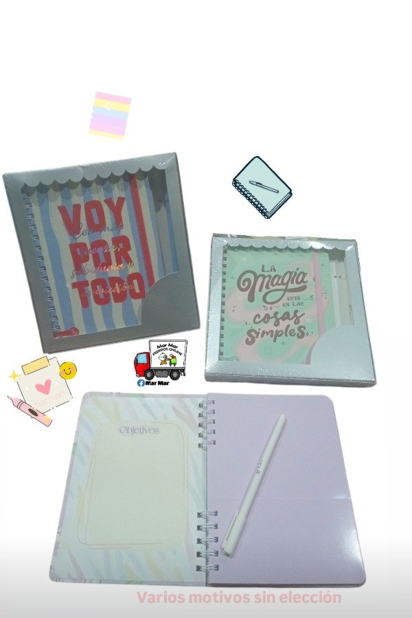Producto - Set de cuaderno con lapicera (mayor)