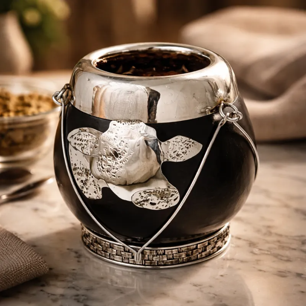 Producto - Mate de calabaza con base y calado