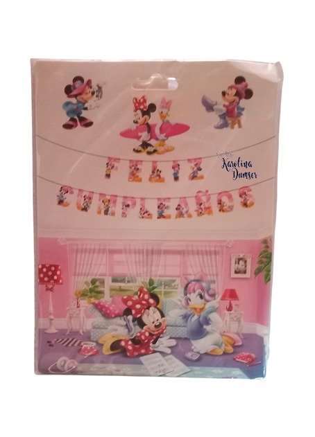 Producto - Banderín Feliz Cumpleaños Minnie