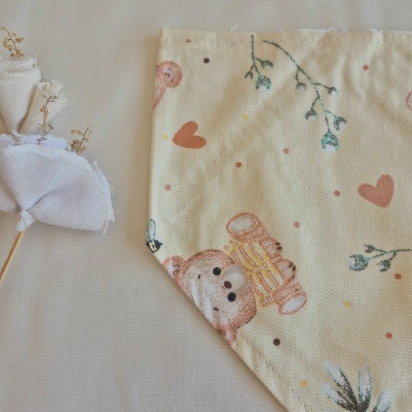 Producto - Babero bandana osito miel