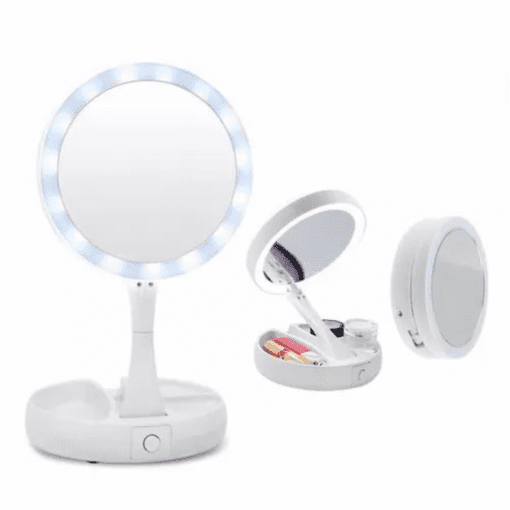 Producto - Espejo Led doble con aumento plegable