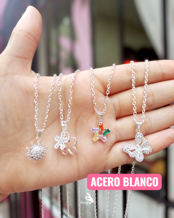 Producto - COLLAR ACERO BLANCO #1