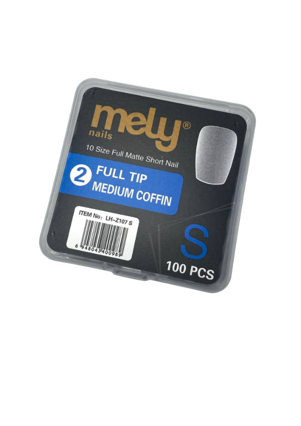 Producto - Tips soft gel Mely coffin mini x 100un