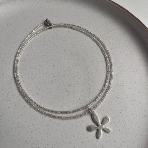 Producto - Choker Spyral Flor - Transparente