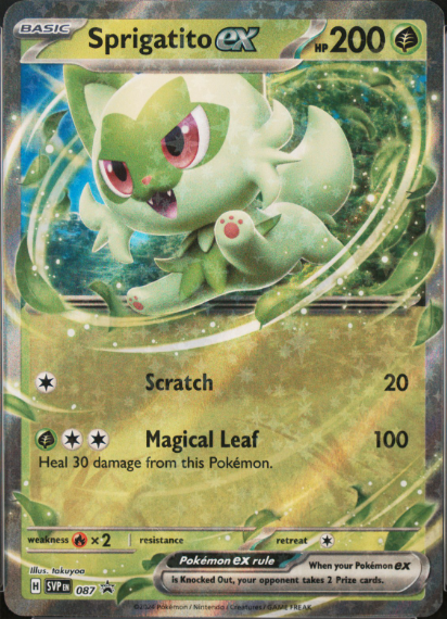 Producto - Sprigatito EX SVP087 Scarlet and Violet Promos - Pokemon