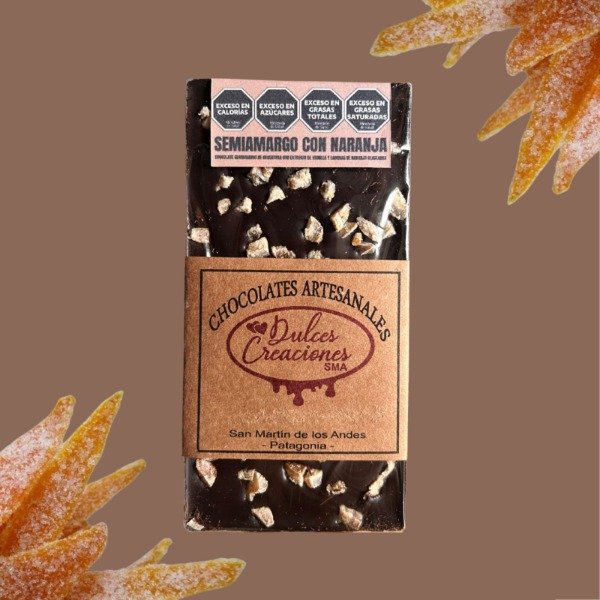 Producto - Semiamargo con Naranjitas Glaseadas - 1