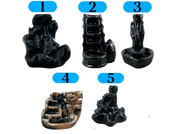Producto - CASCADA DE HUMO CHICA VARIOS MODELOS YESO - 1