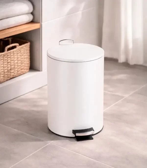 Producto - CESTO DE ACERO INOX DE RESIDUOS A PEDAL CIERRE SUAVE 3LTS - 0