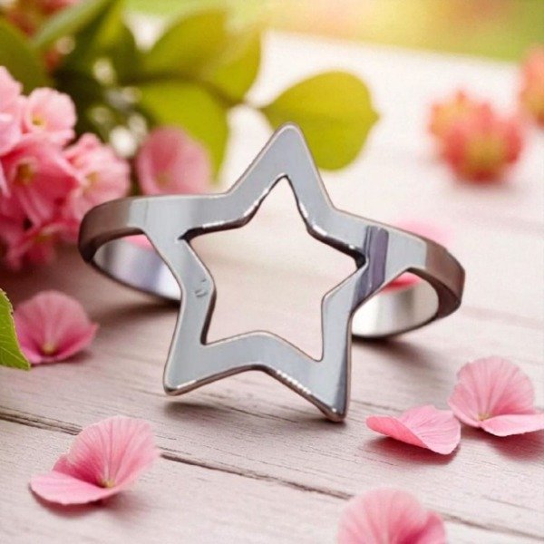 Producto - ANILLO CALADO GRANDE - ESTRELLA