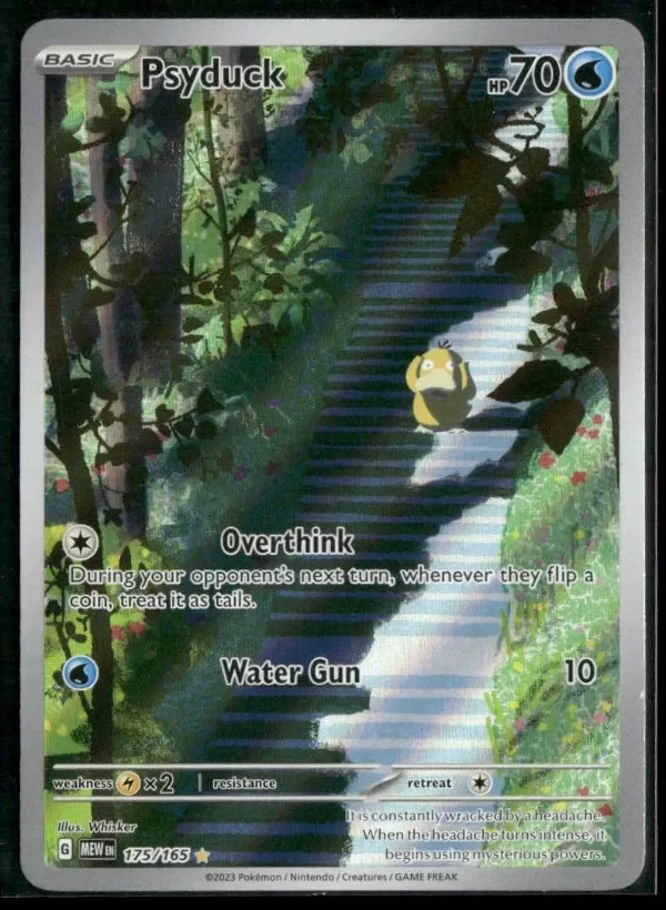 Producto - 2023 Pokémon TCG Psyduck SV151 Holo Illustration Card 175/165 Rare