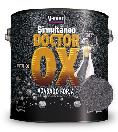 Producto - DR OX Simultaneo esmalte convertidor metálico Acero x 1 litro venier