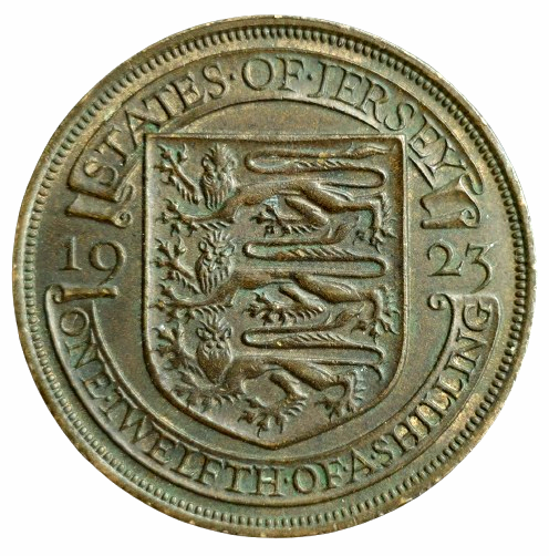 Producto - Jersey 1 1/2 Shilling 1923 Rey Jorge V (301.200) Km#14 VF