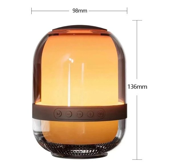 Producto - Parlante Portatil Burbuja LP-M9 LED RGB Sonido y Luz 360 grados - 12