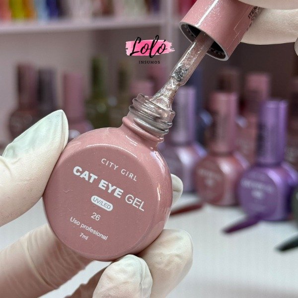 Producto - Esmalte semi 7ml City Girl Cat Eye - 26