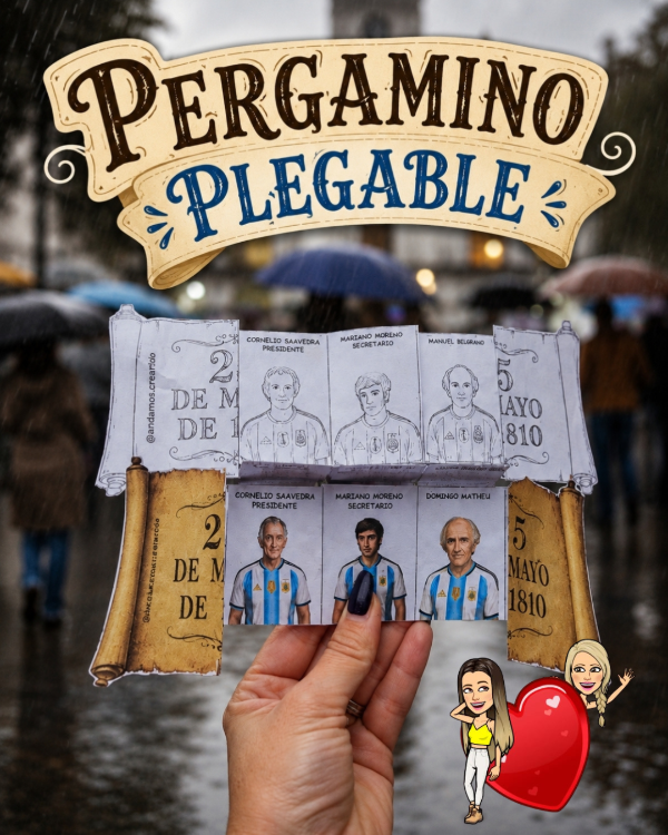 Producto - PERGAMINO PLEGABLE 25 DE MAYO