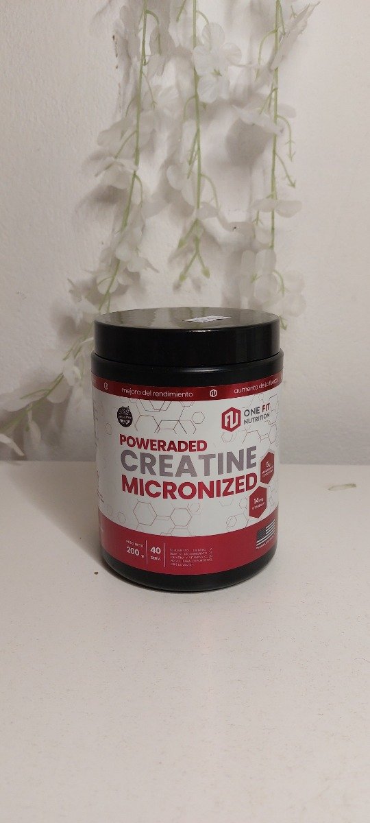 Producto - creatina one fit micronizada polvo 200 g ( 40 servicios)