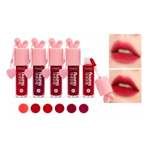 Producto - Tinta labial bunny con llaverito pink21 - 2