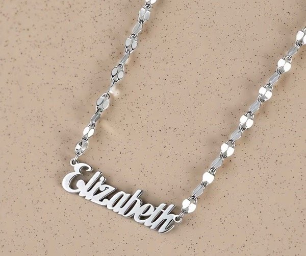 Producto - Collar nombre personalizado cadena lab