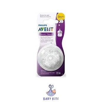 Producto - AVENT BLISTER TETINAS NAT MUY LENTA2 0M+