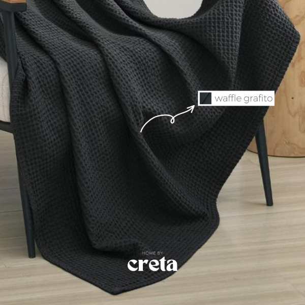 Producto - Manta Waffle Grafito