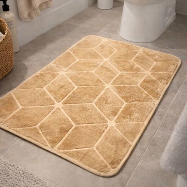 Producto - Alfombra Memoria Base Antideslizante Rombos