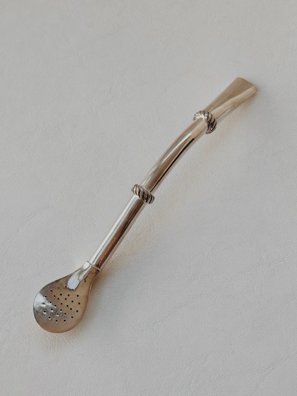 Producto - Bombillón Doble Virola en Plata