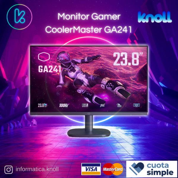 Producto - Monitor Cooler Master GA241 24" FHD HDMI 100Hz 1ms